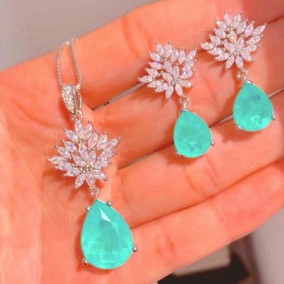 ✨✨Paraiba Tourmaline Crown Set✨✨ - Picture 5 of 5